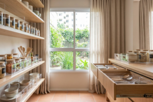 Antes e Depois de Uma Cozinha Onde Nada Tinha Lugar Definido